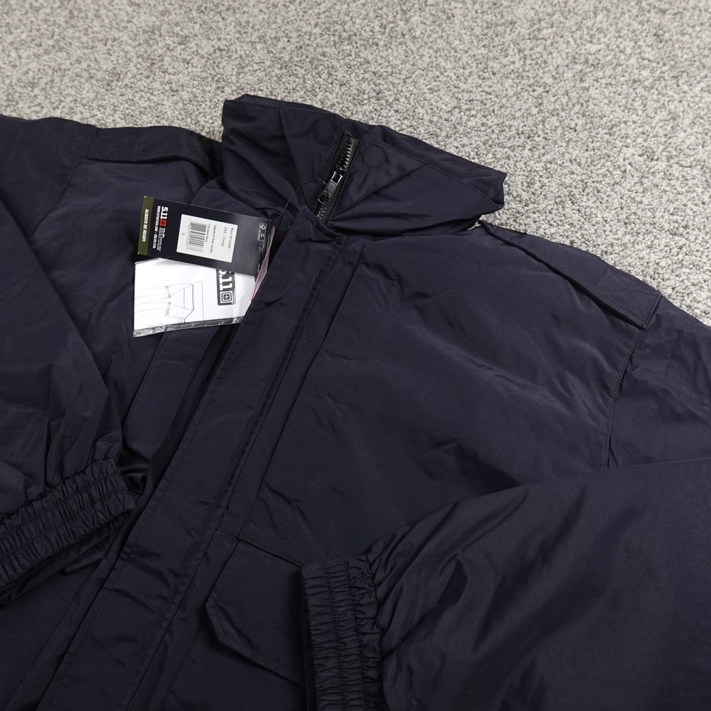 NEW 5.11 Tactical Jacket Mens 2XLT Dark Navy Signature Duty Parka Coat Outdoor